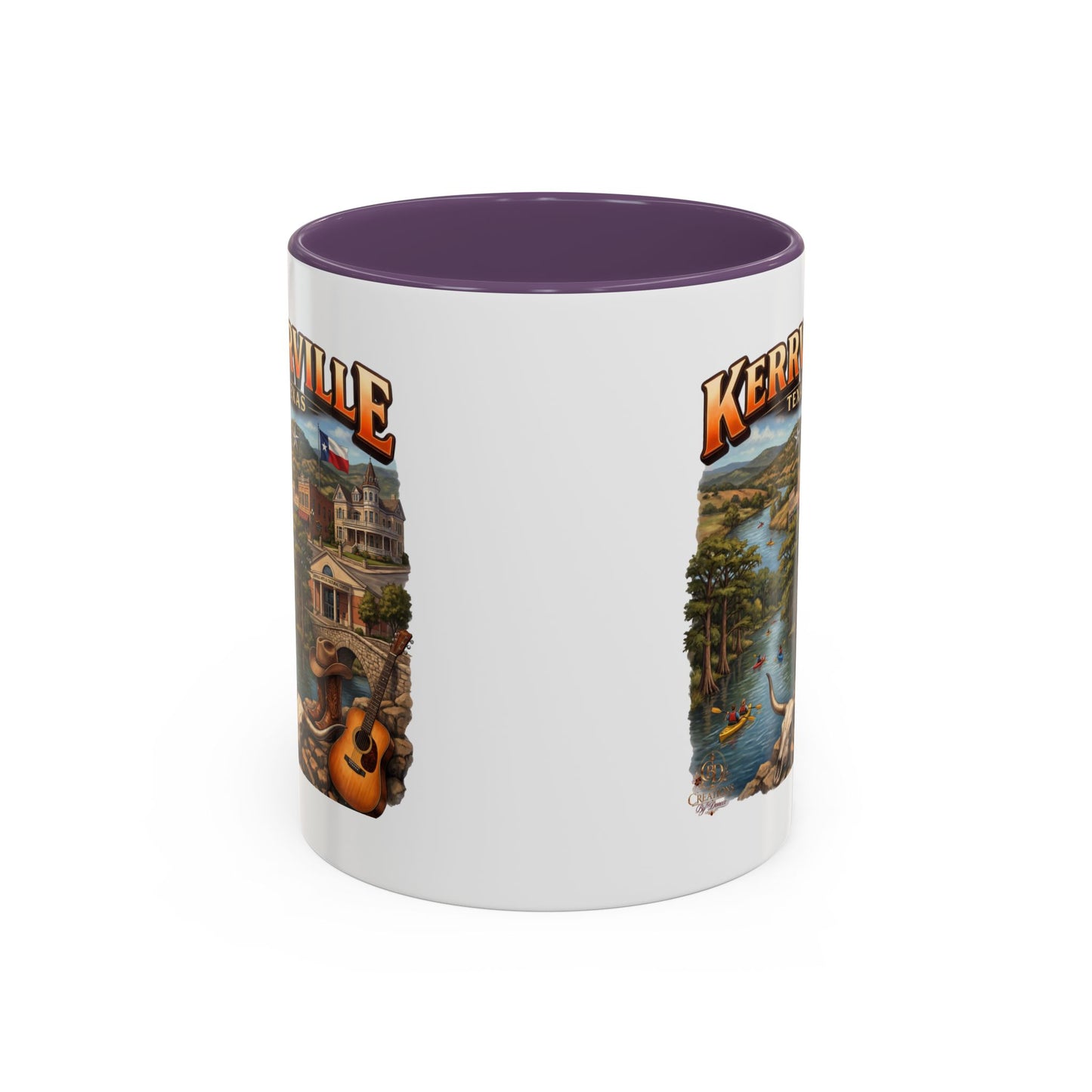 Kerrville Texas Souvenir Coffee Mug — Scenic Riverfront Design (11/15oz)