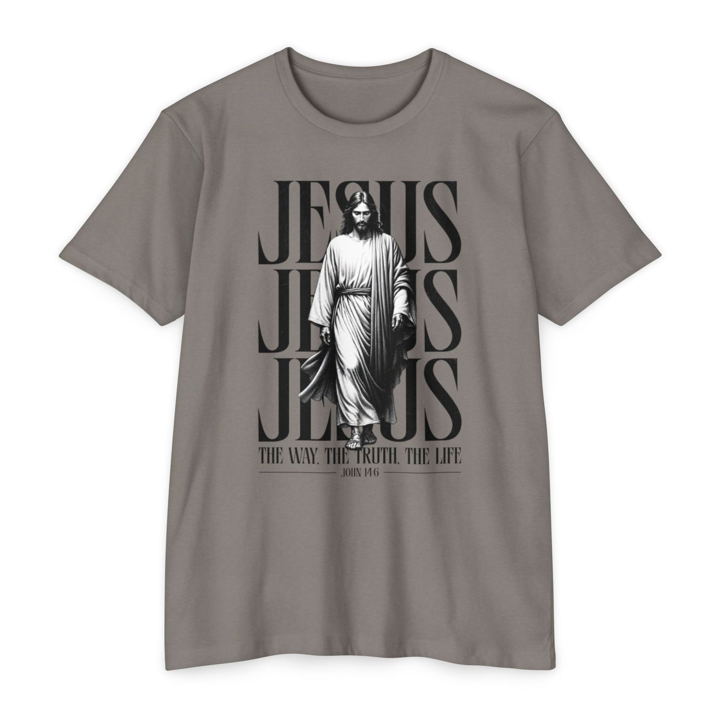 Jesus Graphic T‑Shirt — The Way The Truth The Life Faith Tee