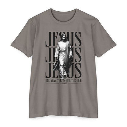 Jesus Graphic T‑Shirt — The Way The Truth The Life Faith Tee