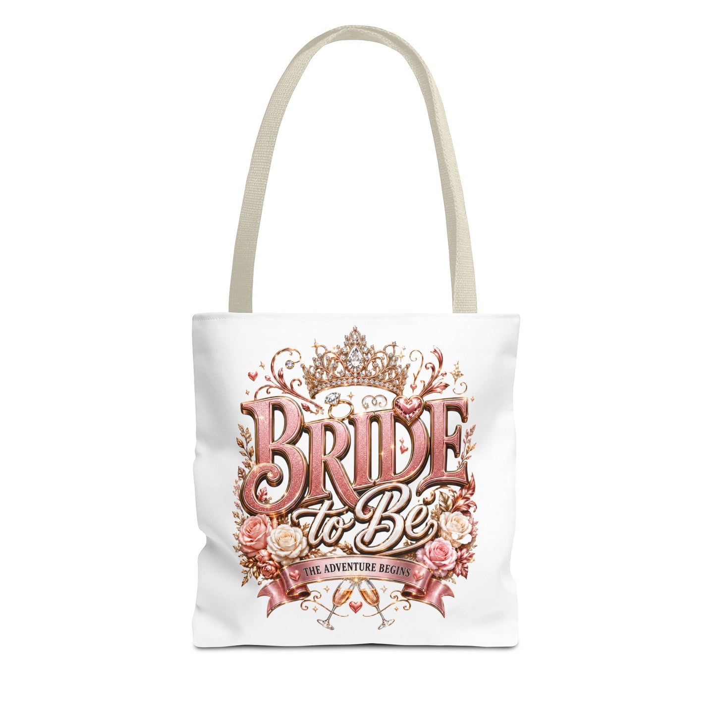 Bride-to-Be Floral Tote Bag - Bachelorette Gift & Bridal Shower Accessory