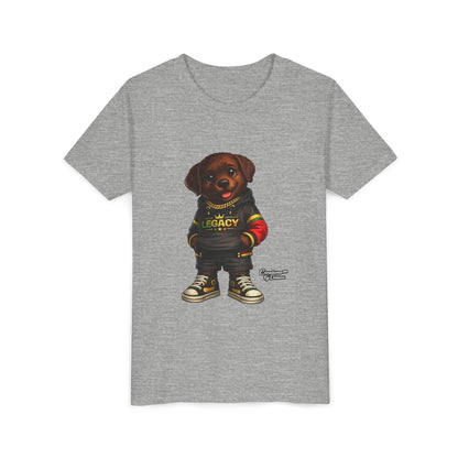 Youth Dog Tee — 'Legacy' Streetwear Puppy Graphic Shirt