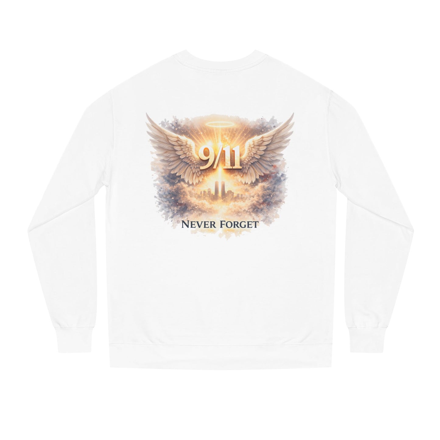 9/11 Never Forget Sweatshirt — Memorial Tribute Crewneck