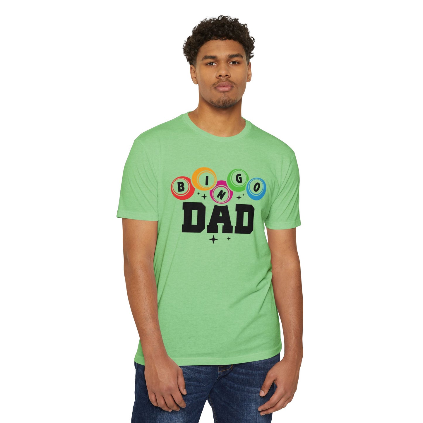 Bingo Dad T-Shirt — Retro Bingo Balls Father's Day Tee