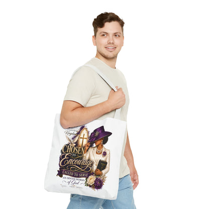 Christian Encourager Tote Bag — "Chosen to Encourage" Design