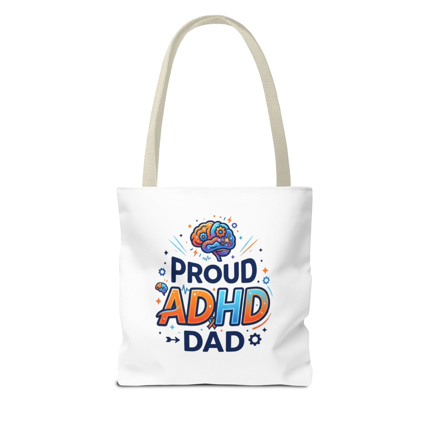 Proud ADHD Dad Tote Bag — Awareness Gift for Fathers