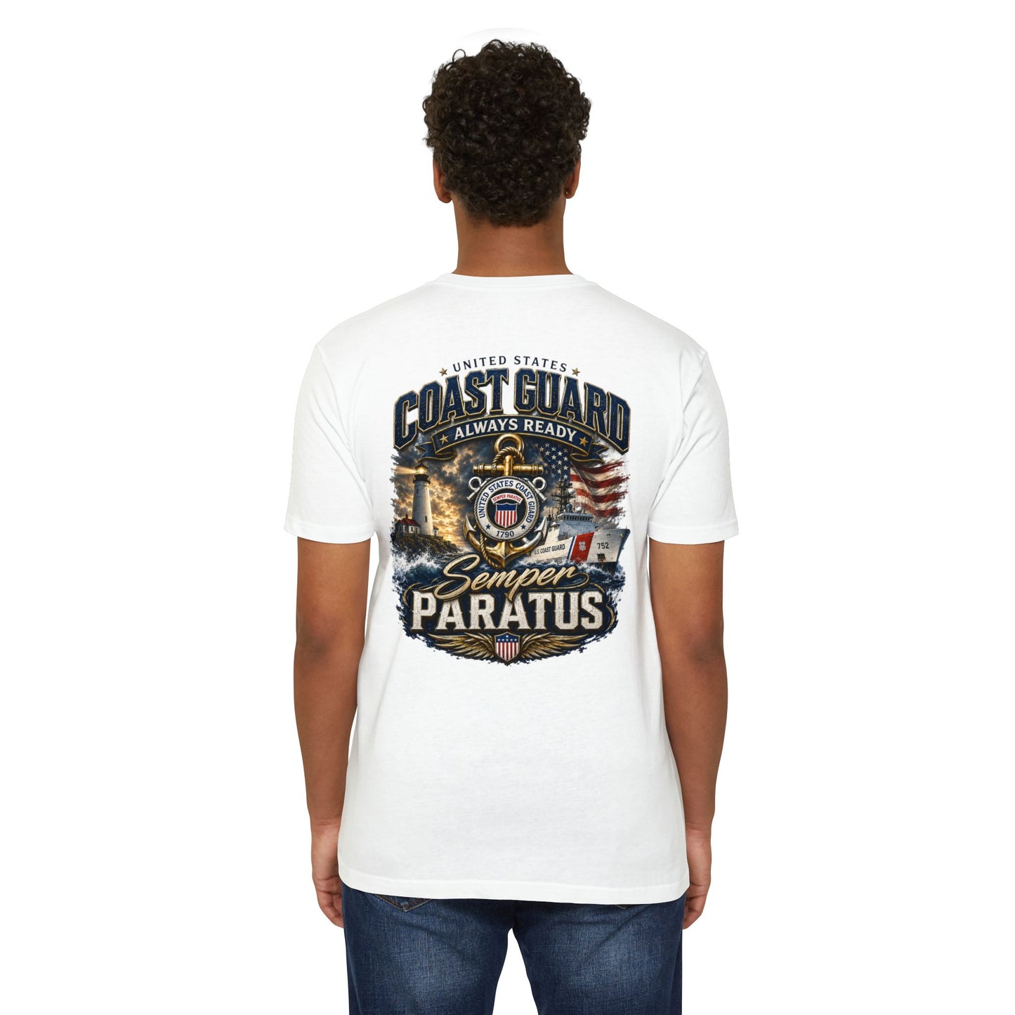 Coast Guard Semper Paratus T-Shirt – U.S. Coast Guard Veteran Tee