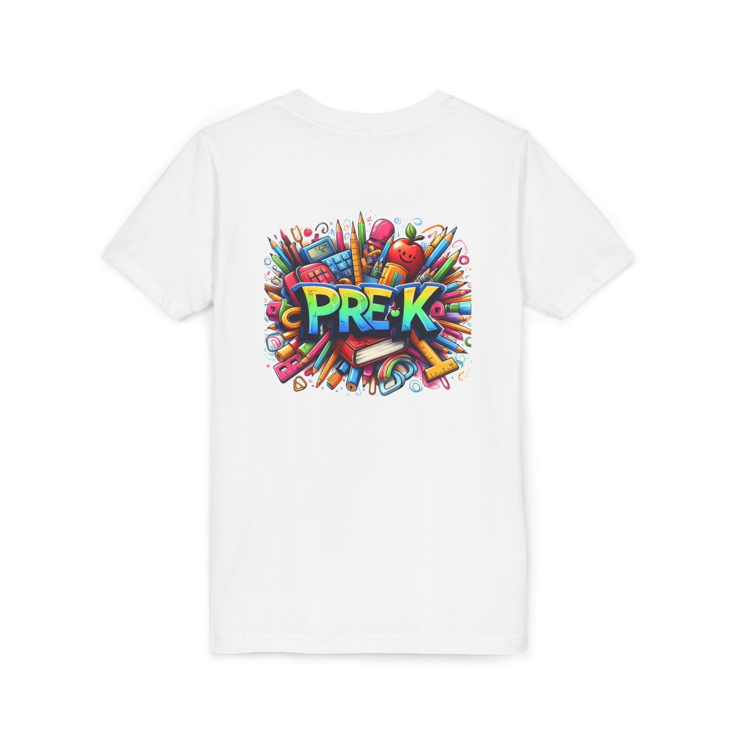 PRE-K Kids Tee — Colorful Back-to-School Pre-K Shirt for Preschoolers