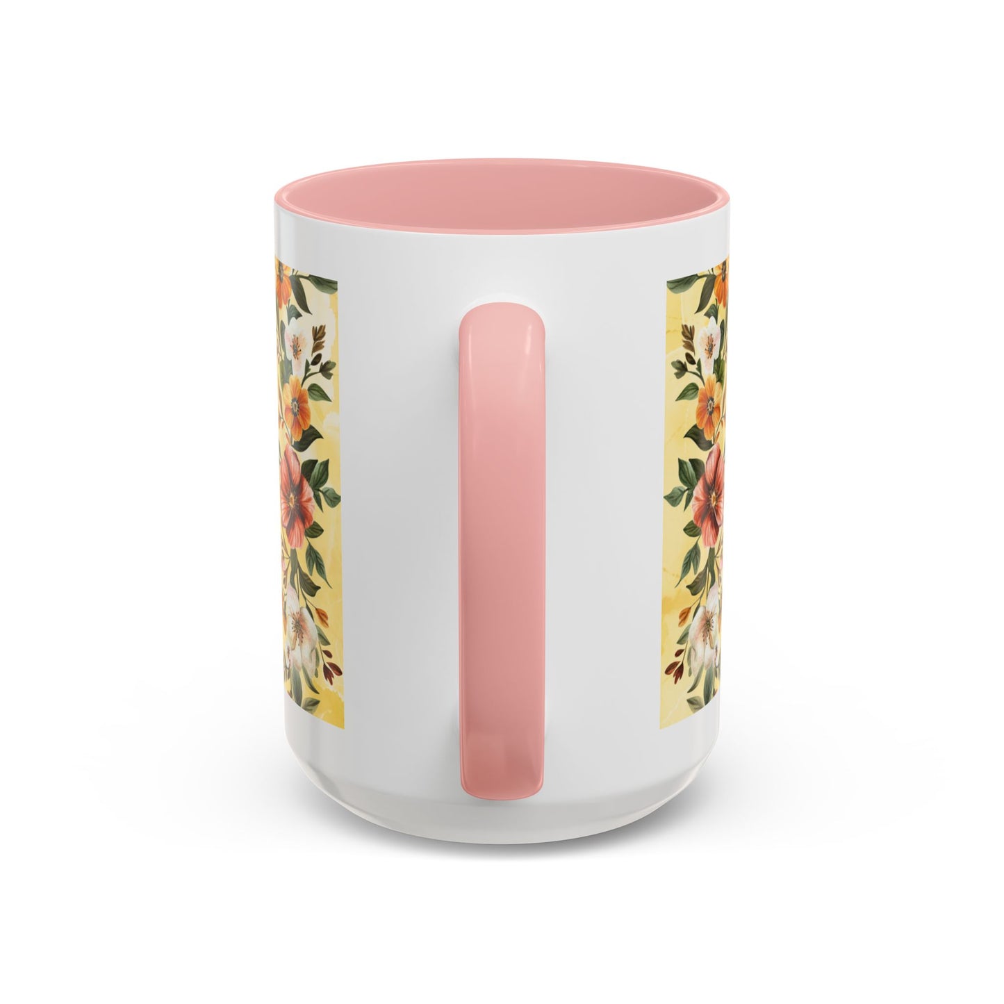 She Is Mom Floral Accent Coffee Mug — 'She is Peace, She is Home' Mother's Day Gift