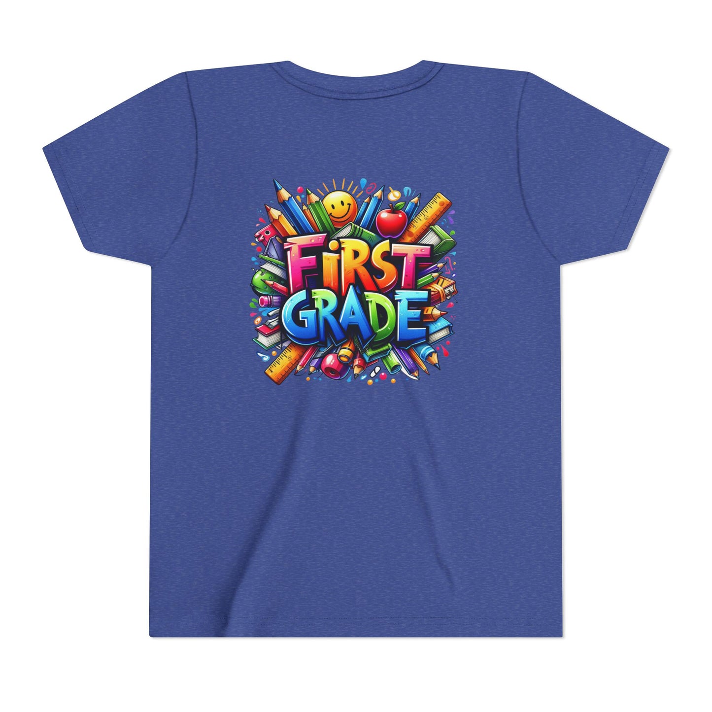 First Grade Kids Tee — Colorful Back-to-School Shirt for Boys & Girls