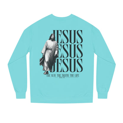Jesus Crewneck Sweatshirt – The Way The Truth The Life Religious Pullover