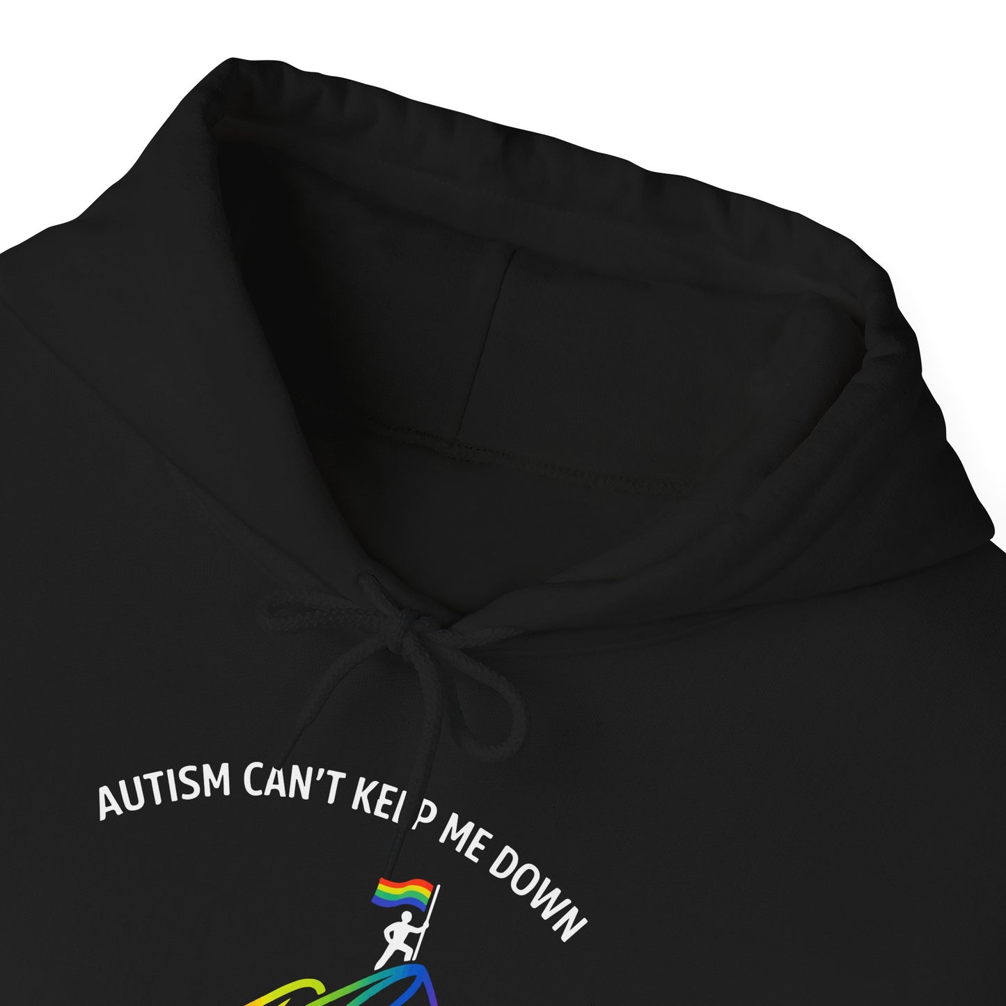 Autism Can't Keep Me Down Fight Resilience Strength Hoodie