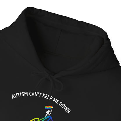 Autism Can't Keep Me Down Fight Resilience Strength Hoodie
