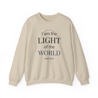 I Am the Light of the World -John 8:12  Sweatshirt