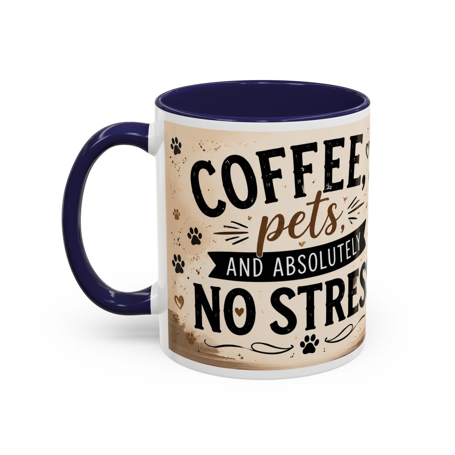 Dog and Cat Coffee Mug – "Best Friends, Best Life" Accent Tea Cup (11/15oz)