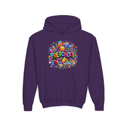Preschool Kids Hoodie — Colorful Back-to-School Preschool Design