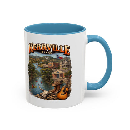 Kerrville Texas Souvenir Coffee Mug — Scenic Riverfront Design (11/15oz)