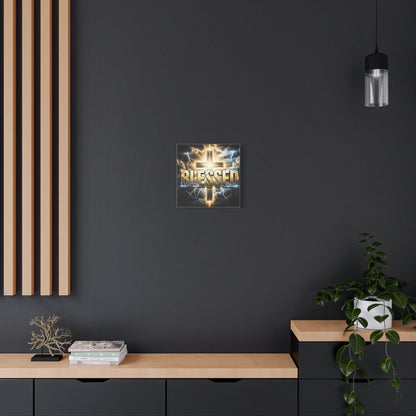Copy of Blessed Cross Matte Canvas Wall Art