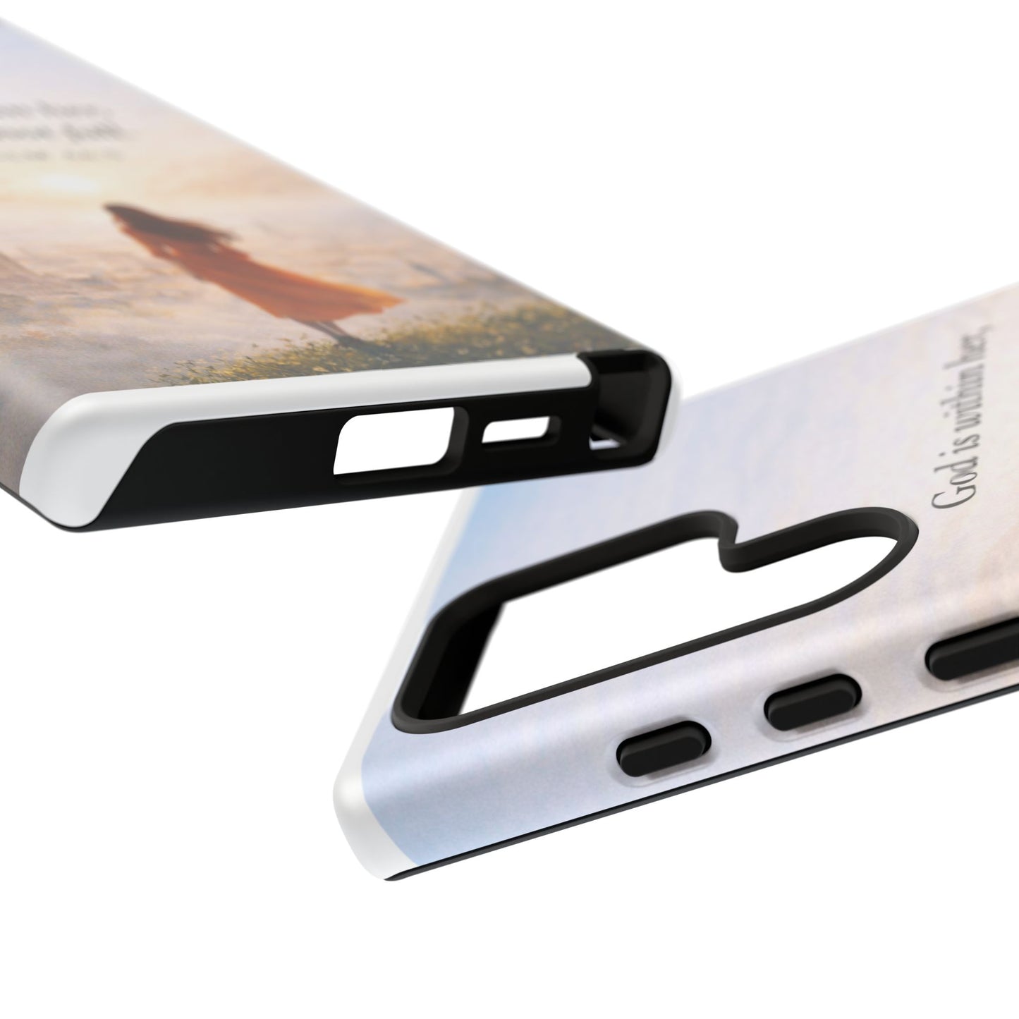 Inspirational Psalm 46:5 Phone Case — 'God is within her, she will not fall' Christian Phone Cover