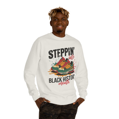 Steppin' into Black History Month Sweatshirt