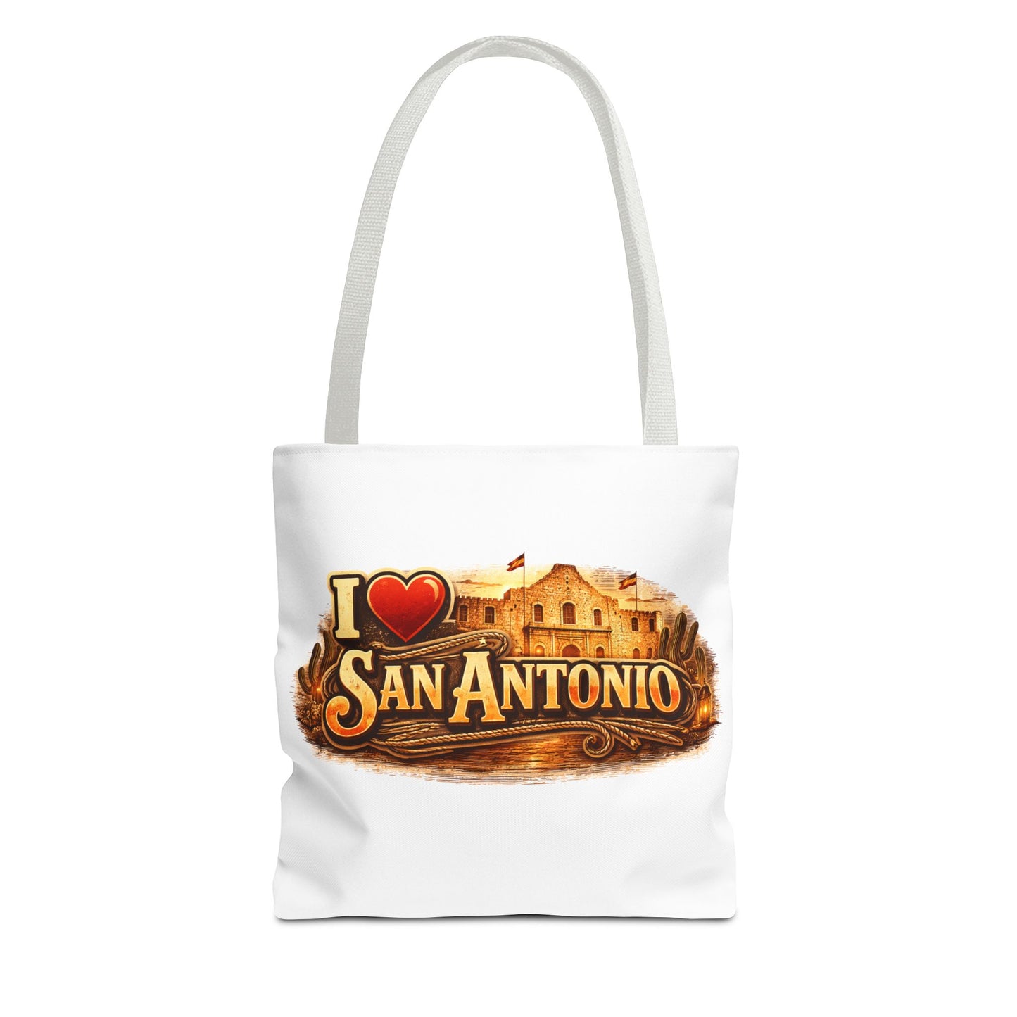 I  San Antonio Tote Bag — Alamo Vintage Souvenir Tote