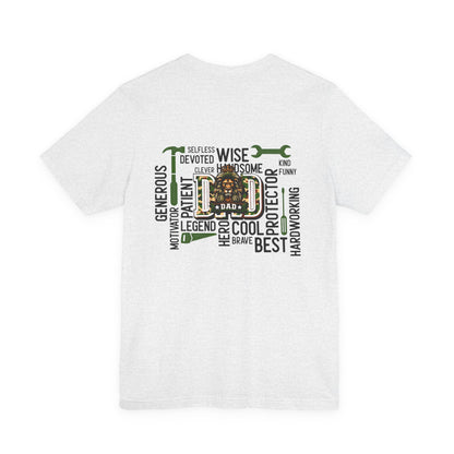 Best Dad Toolbox Word Cloud T-Shirt