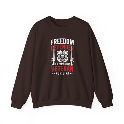 Freedom Defender U.S. Coast Guard Veteran Sweatshirt
