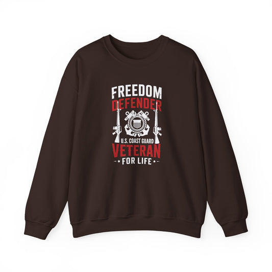 Freedom Defender U.S. Coast Guard Veteran Sweatshirt