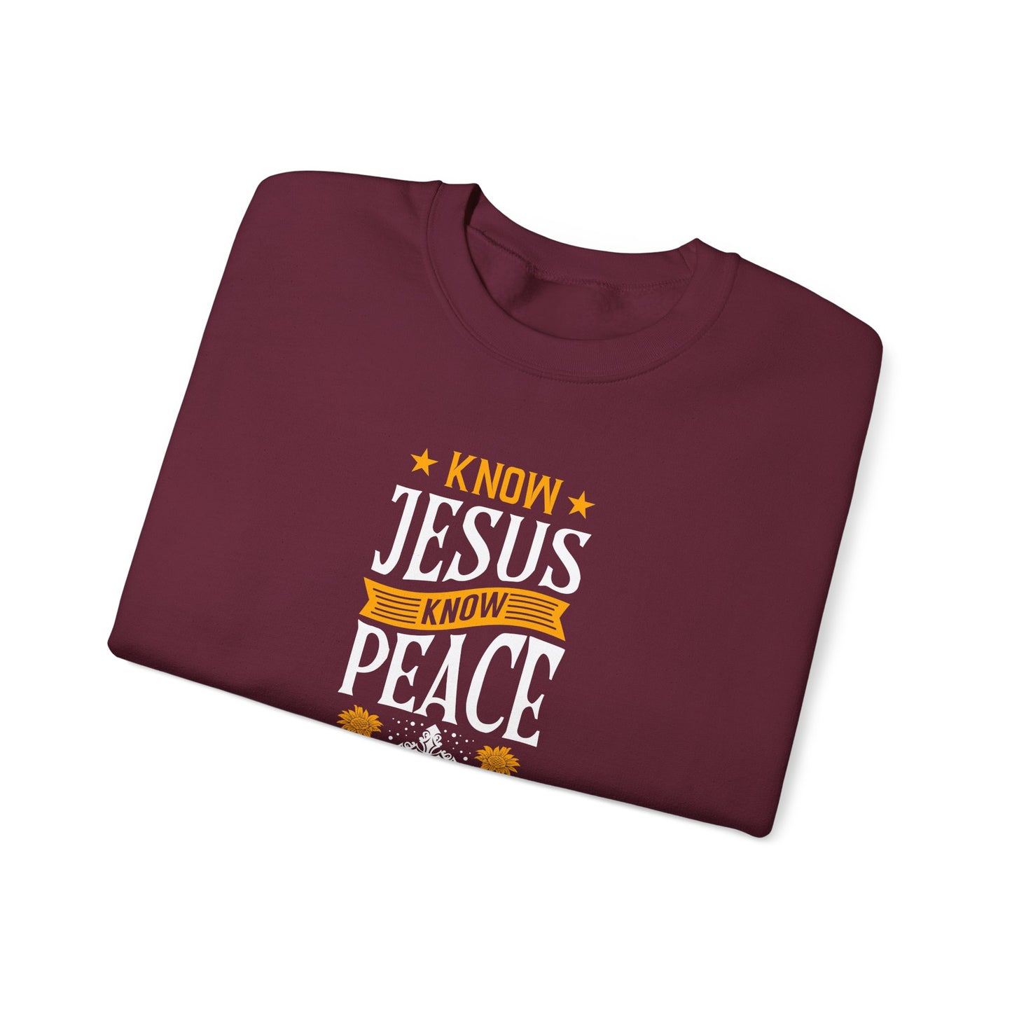 Know Jesus Know Peace Sweatshirt