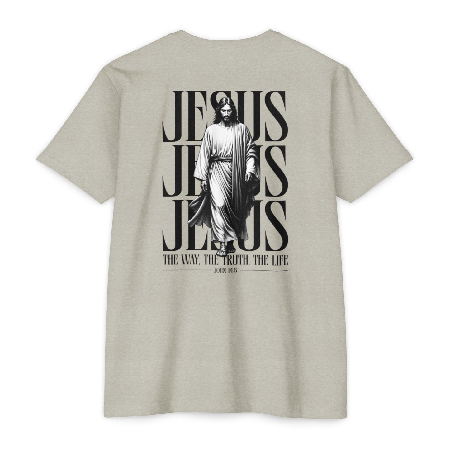 Jesus Graphic T‑Shirt — The Way The Truth The Life Faith Tee