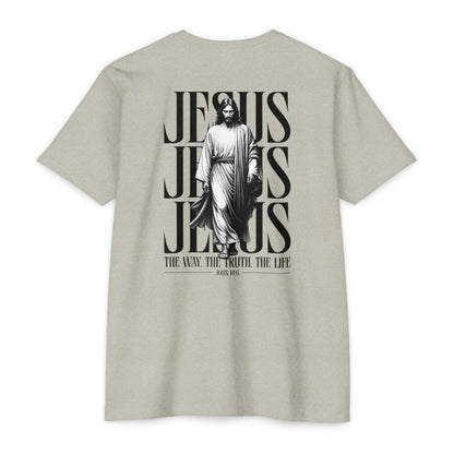 Jesus Graphic T‑Shirt — The Way The Truth The Life Faith Tee