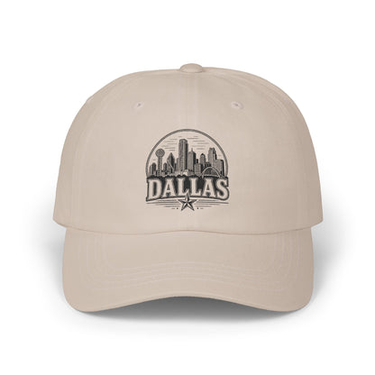 Dallas Skyline Dad Cap — Vintage Cityscape Baseball Hat