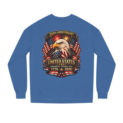 250th Anniversary United States Eagle Sweatshirt – 1776–2026 Patriotic Crewneck