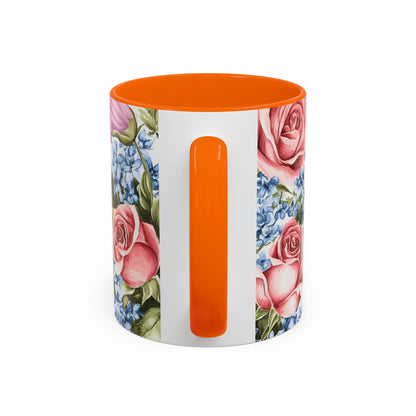 Mother's Day Butterfly Floral Accent Coffee Mug – "Happy Mother's Day"
