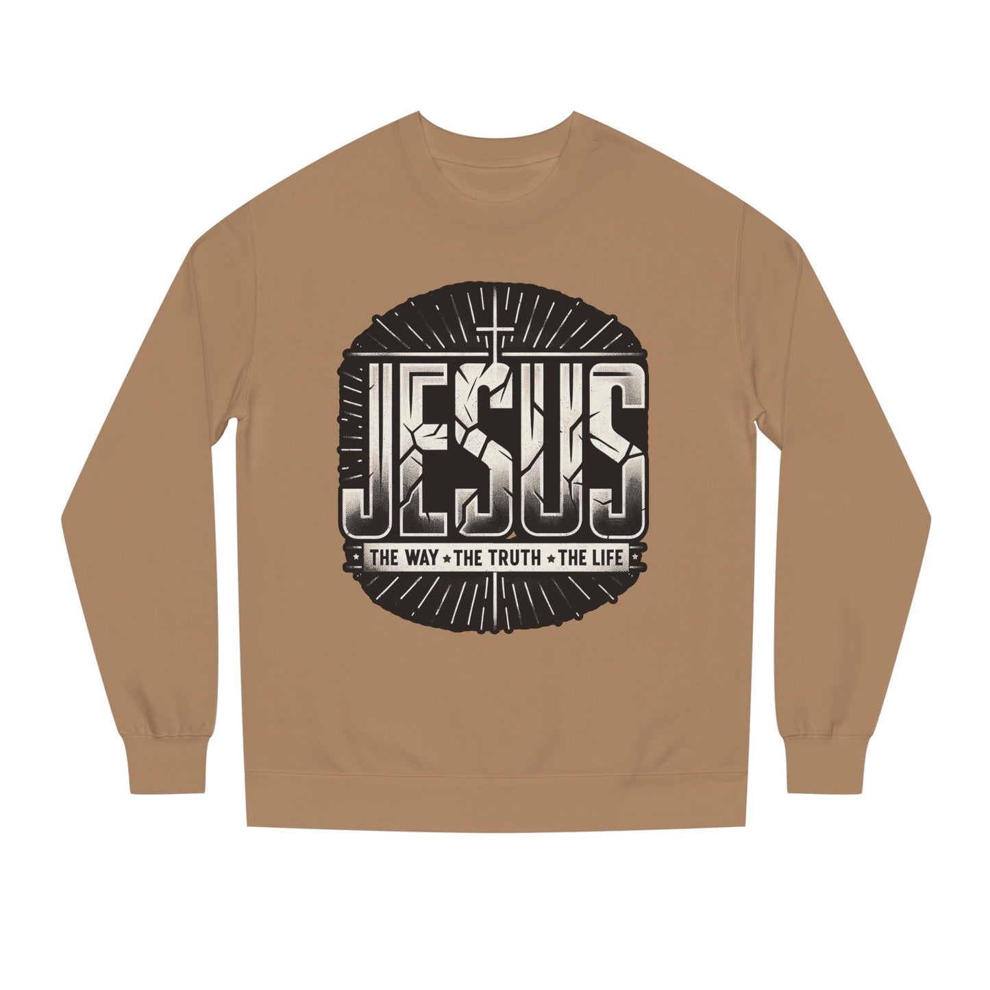 Jesus Faith Crewneck Sweatshirt – "Jesus: The Way • The Truth • The Life" Christian Pullover