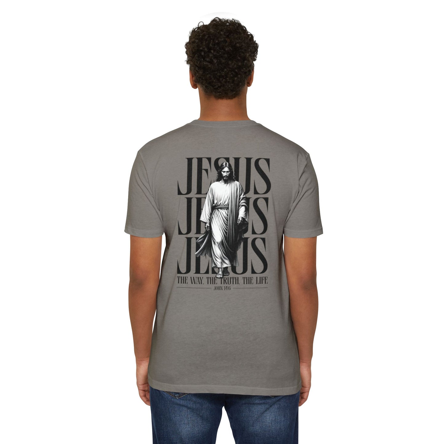 Jesus Graphic T‑Shirt — The Way The Truth The Life Faith Tee