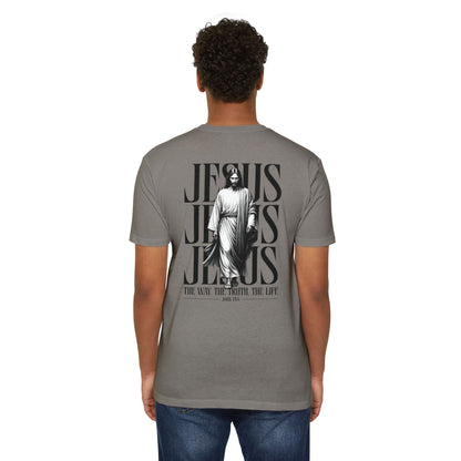 Jesus Graphic T‑Shirt — The Way The Truth The Life Faith Tee