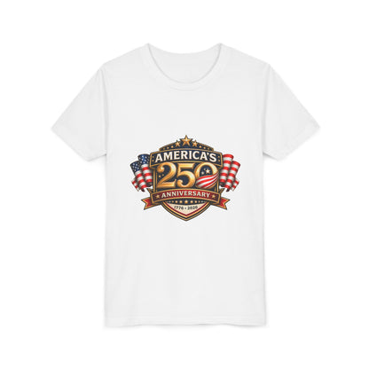 America's 250th Anniversary Youth Tee - Patriotic 1776–2026 Celebration Shirt