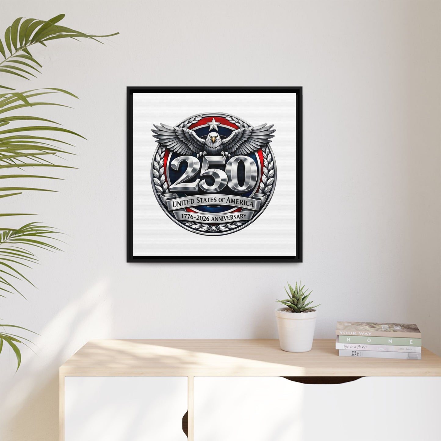 Matte Canvas, Framed (Multi-color)