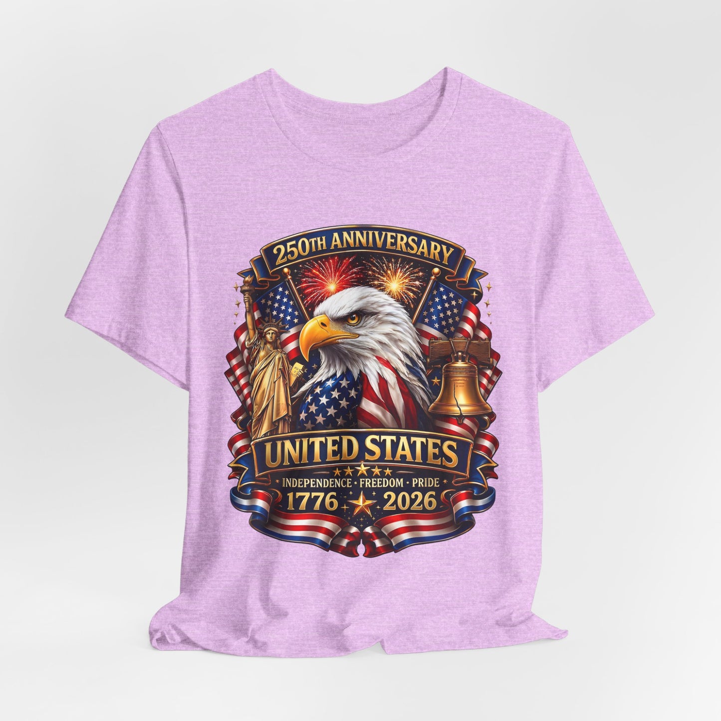 Independence 250th Eagle T-Shirt – United States 1776-2026 Centennial Graphic Tee