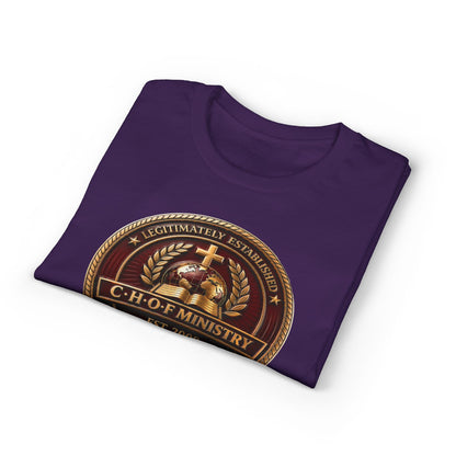 CHOF Ministry Logo T-Shirt — Established 2008 Christian Faith Tee