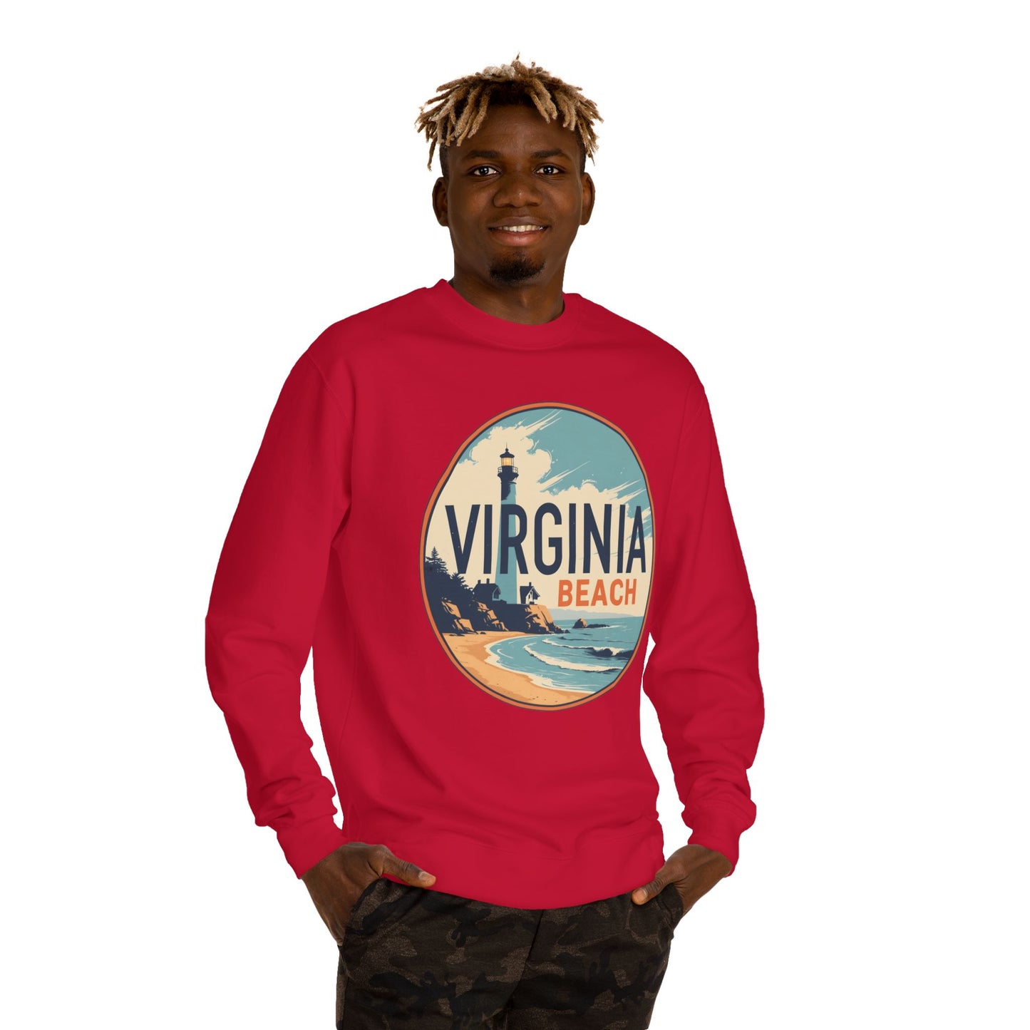 Virginia Beach Retro Lighthouse Sweatshirt