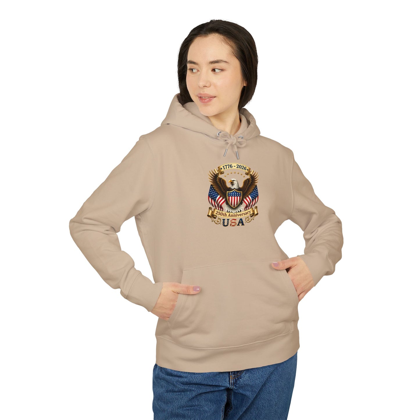 USA 250th Anniversary Eagle Hoodie – Patriotic 1776–2026 Sweatshirt