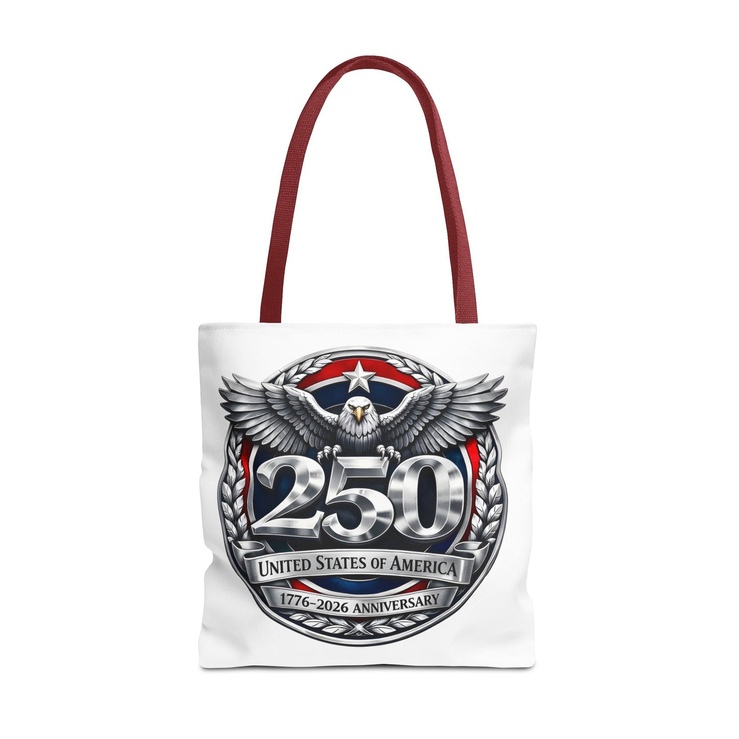 250th USA Anniversary Tote Bag — Patriotic Eagle 1776–2026 Commemorative Tote