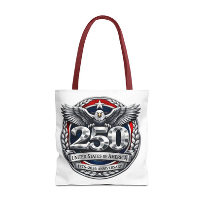 250th USA Anniversary Tote Bag — Patriotic Eagle 1776–2026 Commemorative Tote