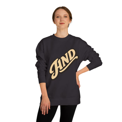 Kind Script Sweatshirt — Retro 'KIND' Graphic Crewneck