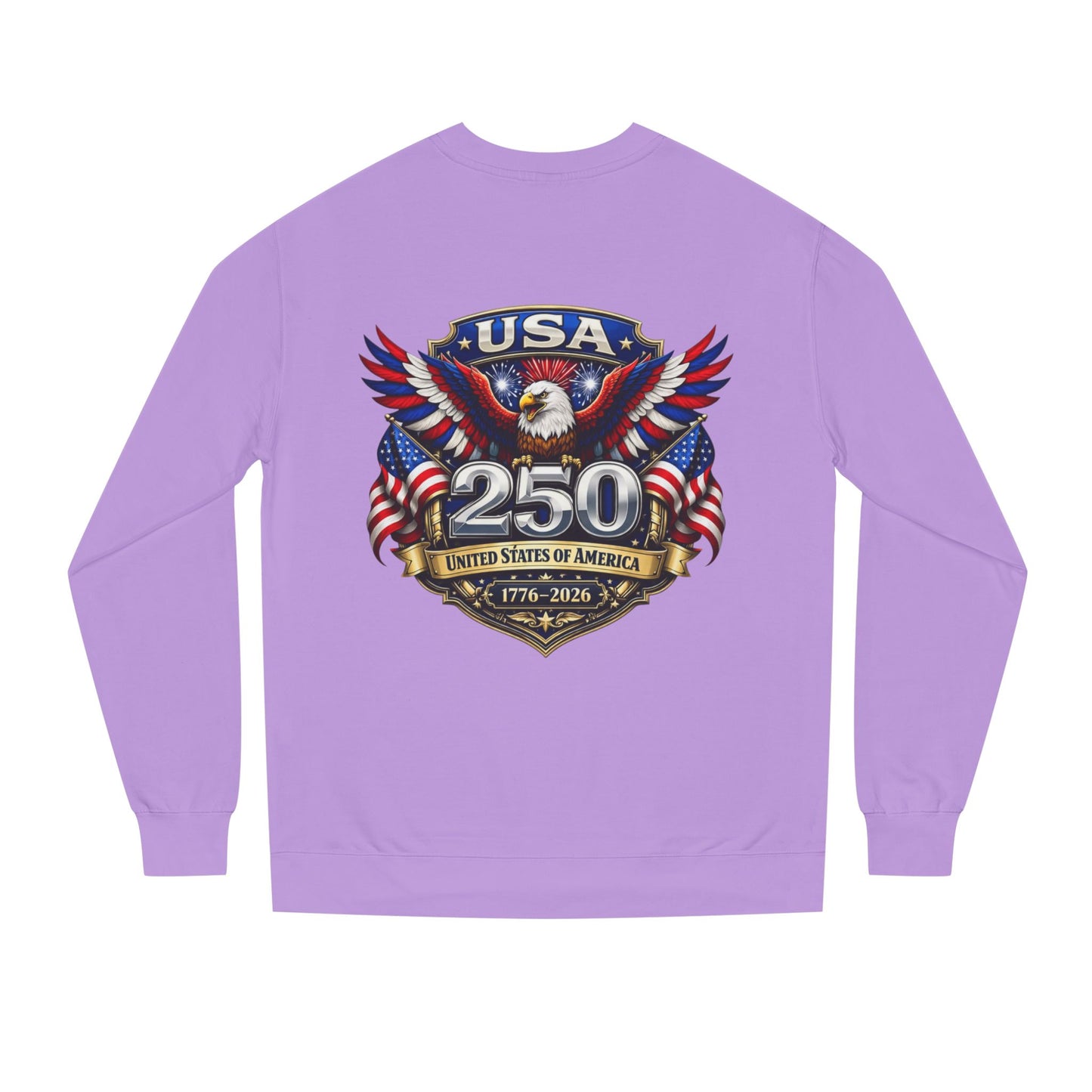 USA 250th Anniversary Eagle Sweatshirt — 1776-2026 Patriotic Crewneck