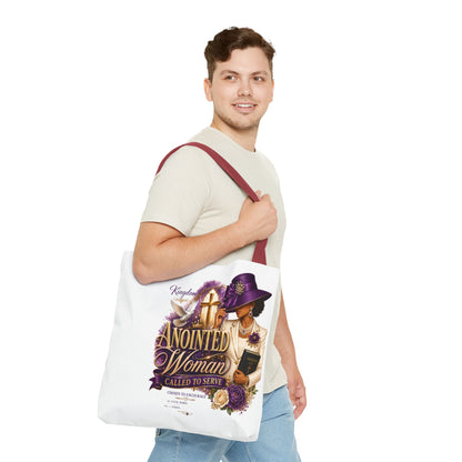 Anointed Woman Tote Bag – 'Called to Serve' Faithful Church Purse