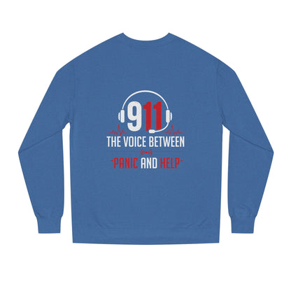 911 Dispatcher Crewneck Sweatshirt — “The Voice Between Panic and Help”