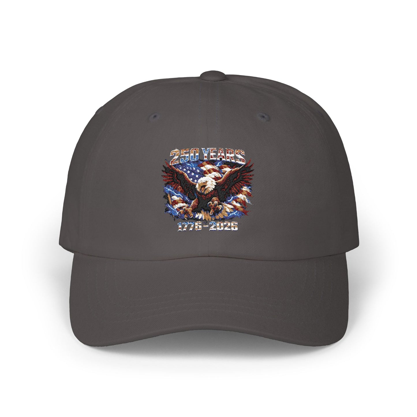 Eagle Americana Dad Cap — Patriotic Bald Eagle Embroidered Baseball Hat