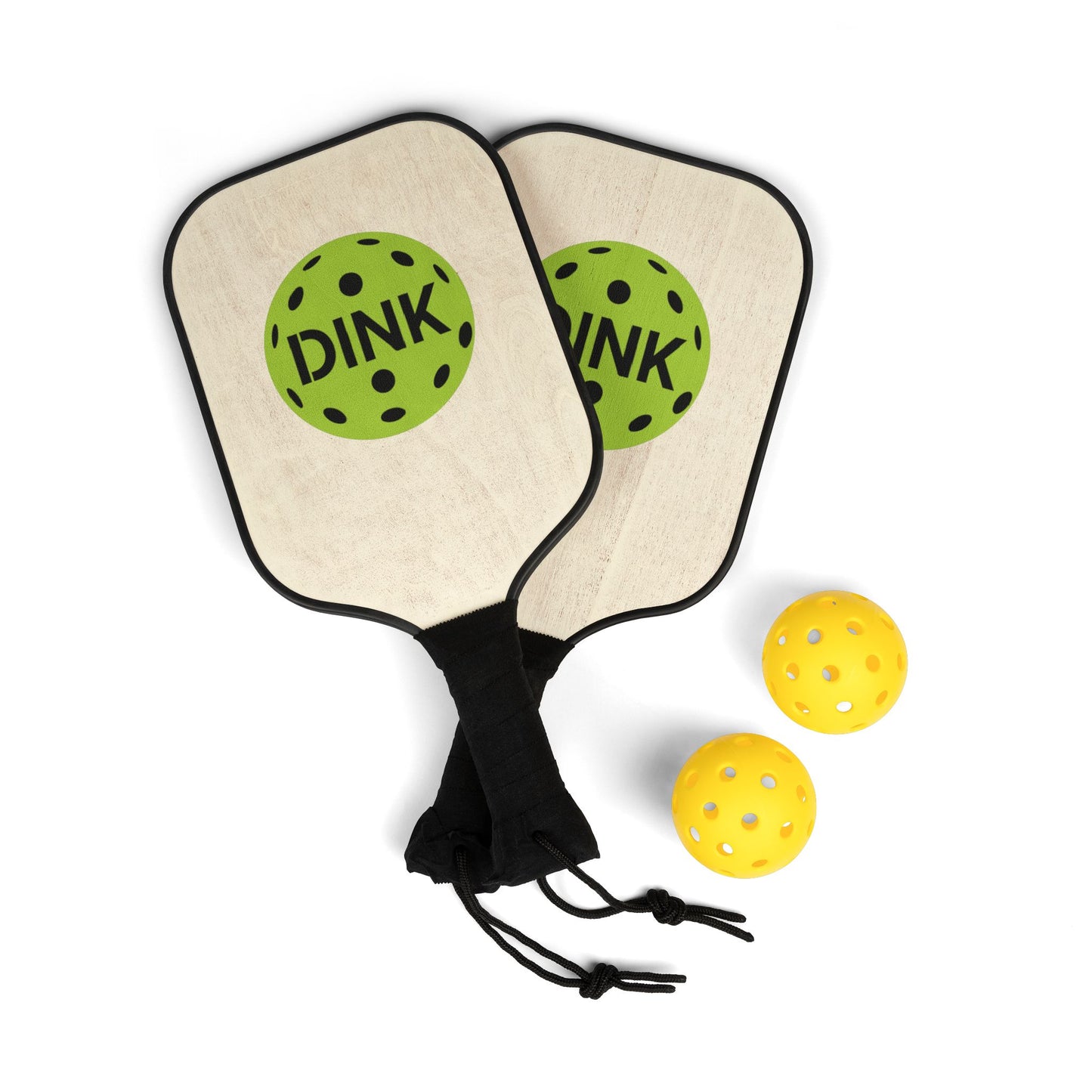 Pickleball Paddle Kit — DINK Graphic Paddle Set with Balls